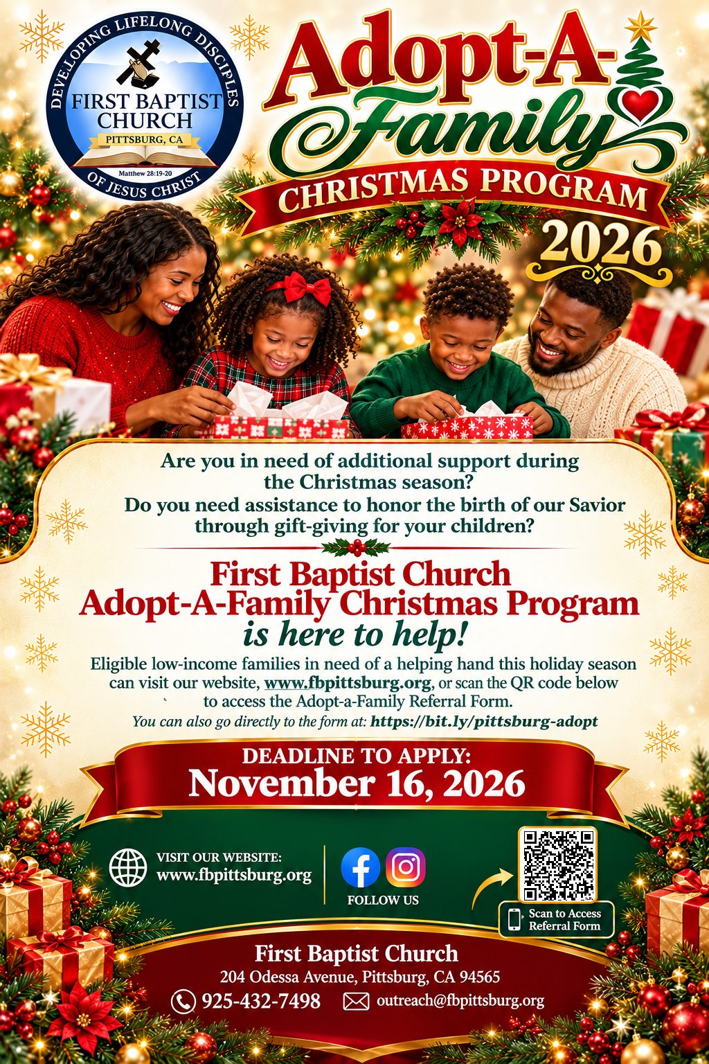 Adopt-A-Family Christmas Program 2026